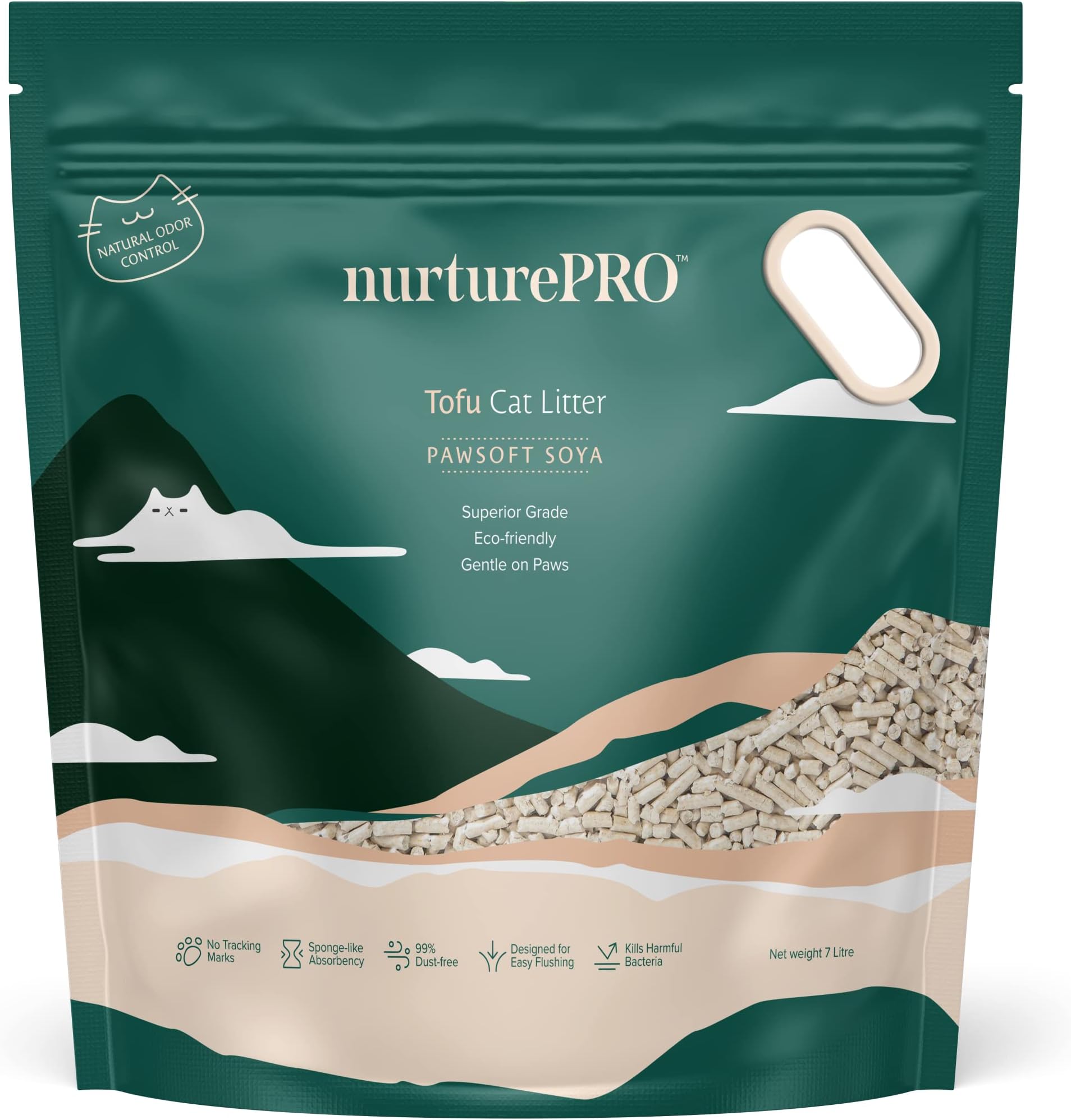 Nurture Pro Tofu Cat Litter (Original) 6L