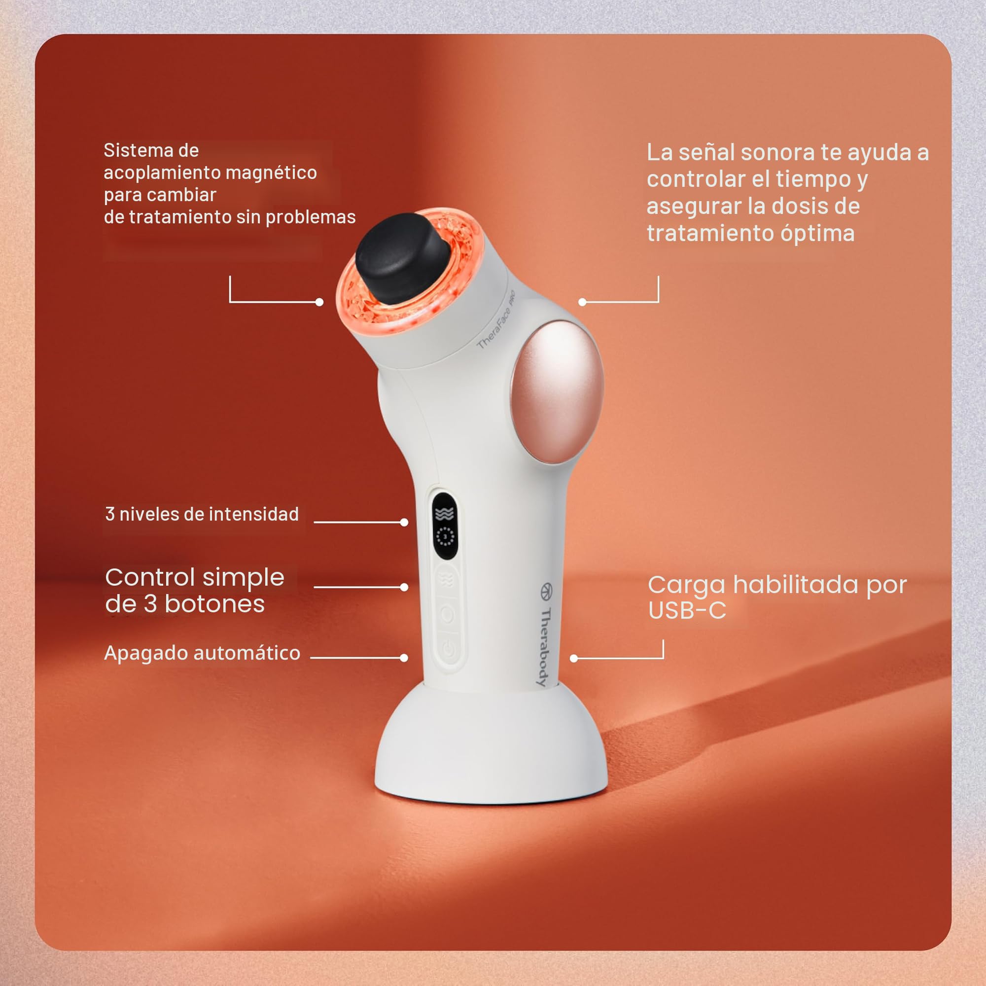 Amazon.com: TheraFace Therabody TheraFace PRO - Dispositivo facial