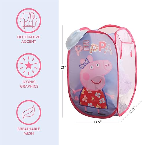 Miniatura 9 de Disney - Ariel de La Sirenita - Cesta desplegable con asas de transporte duraderas, 21 pulgadas de alto x 13.5 pulgadas de ancho x 13.5 pulgadas de