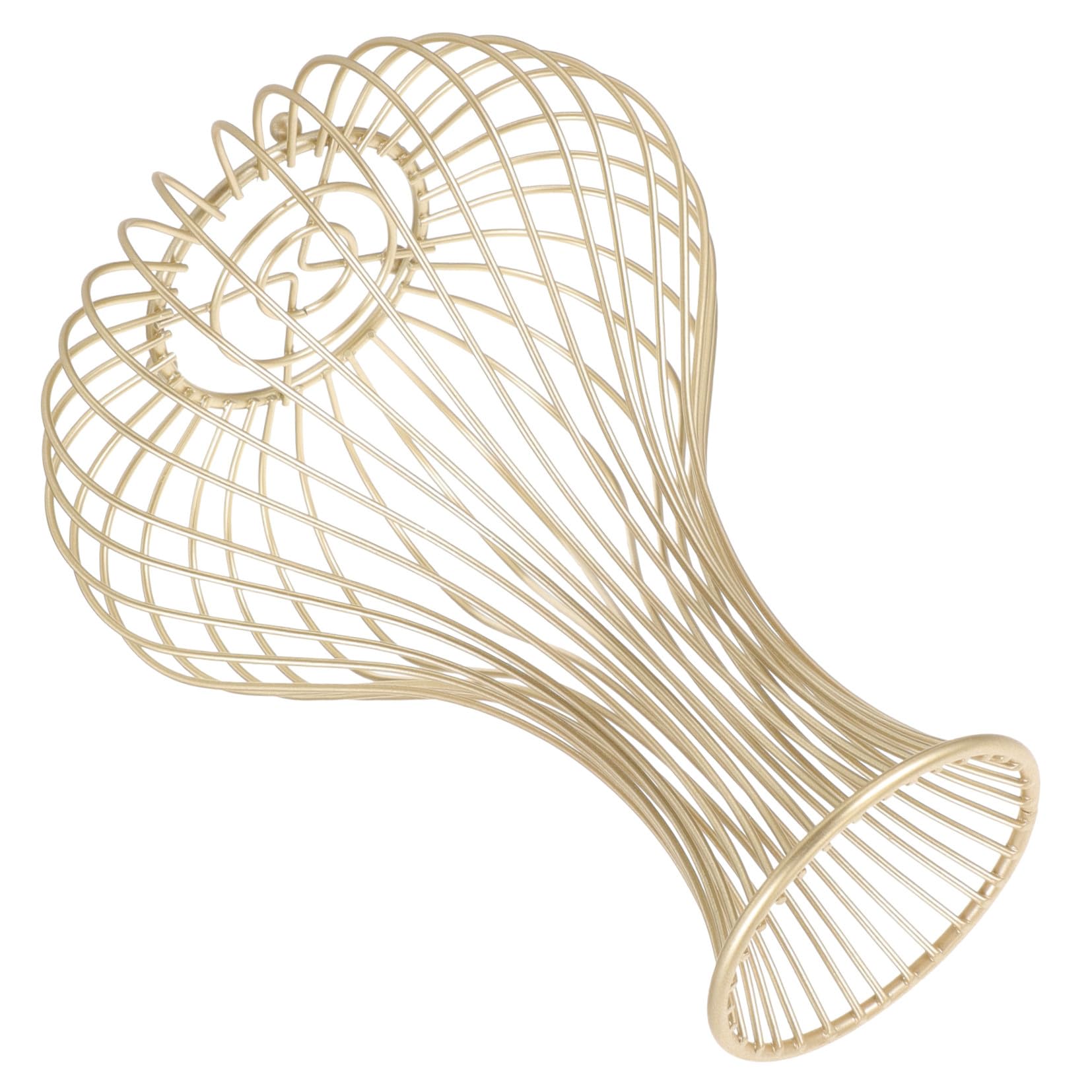 Lurrose Porta Tappi Sughero da Parete in Acciaio al Carbonio Oro Design Cavo Elegante e Moderno per Esposizione e Conservazione di Tappi di Vino Decorazione per Casa