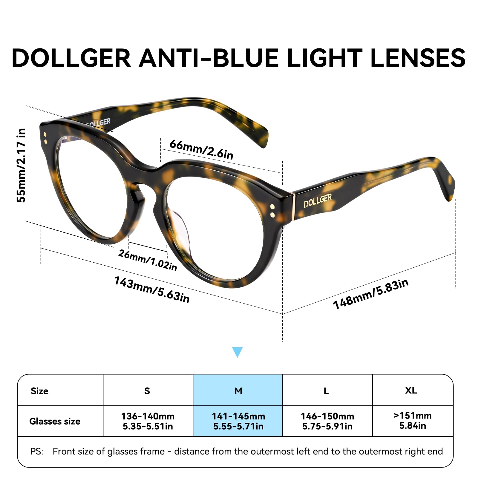 Dollger Okulary blokujące niebieskie światło dla kobiet i mężczyzn, kwadratowe, vintage, ochrona UV400, okulary do gier komputerowych