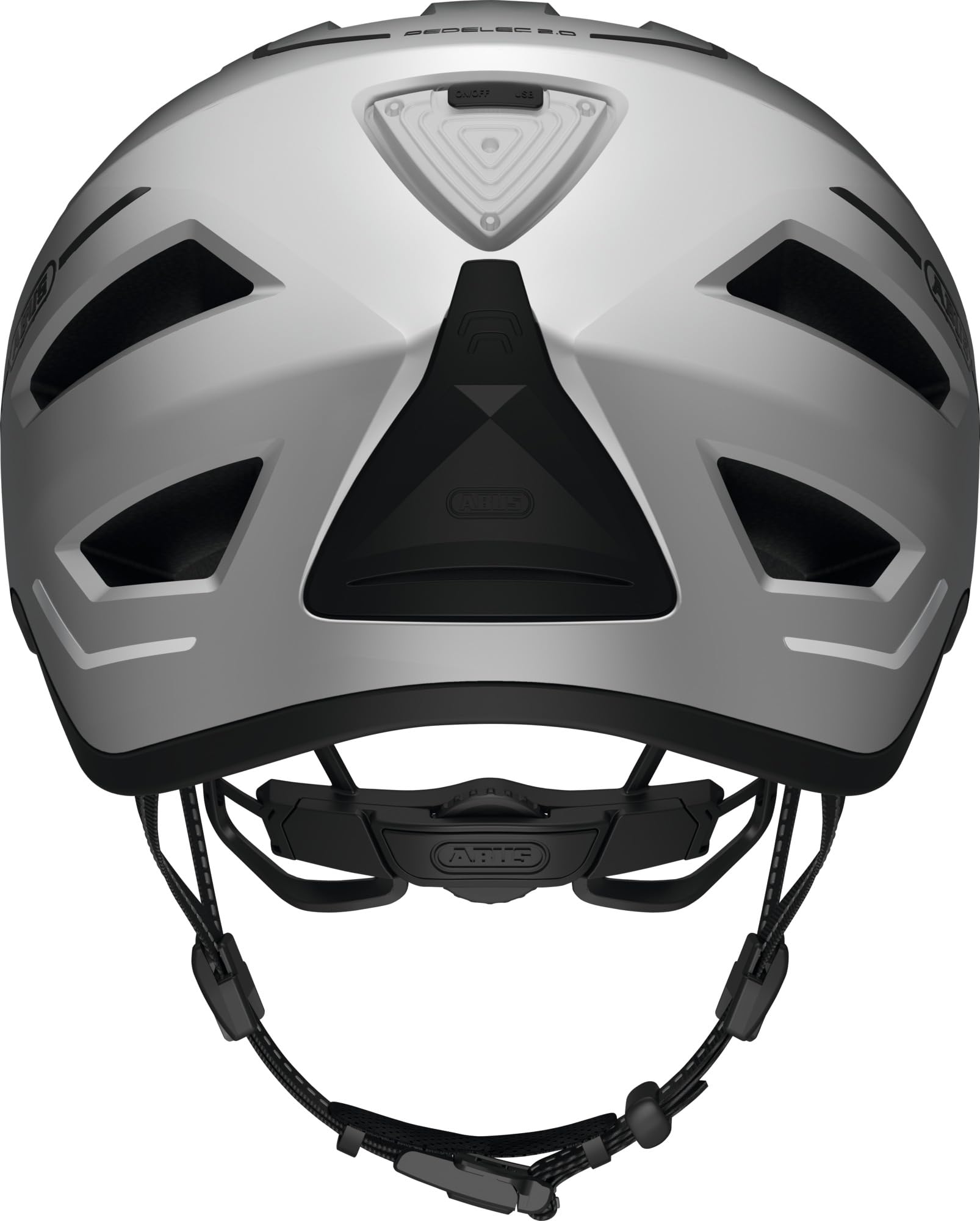 Casco urbano ABUS Pedelec 2.0 - Casco de bicicleta con luz trasera y protección para lluvia - Para el tráfico urbano - Para hombre y mujer