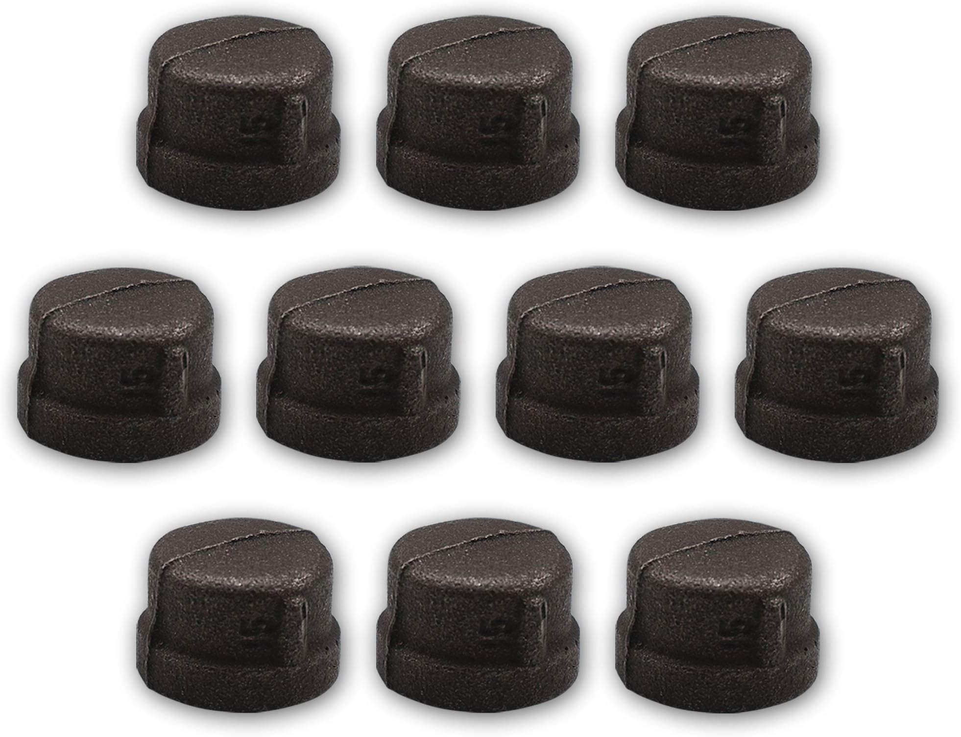 10 Pack 3/4" Iron Caps