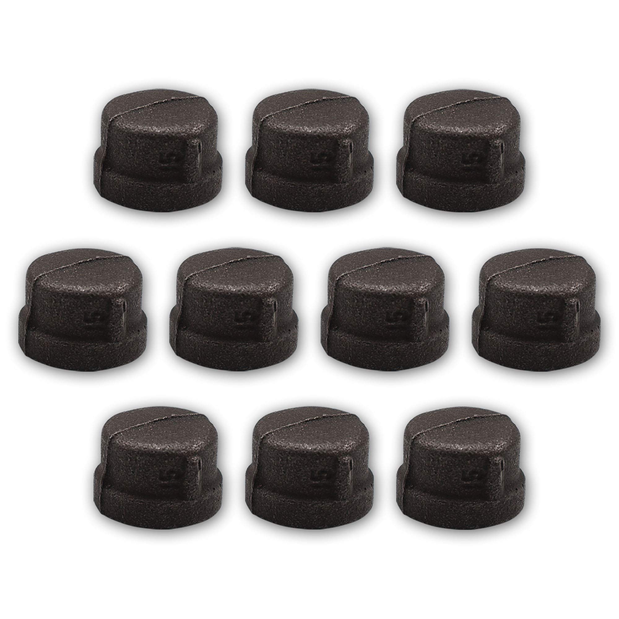 10 Pack 3/4" Iron Caps