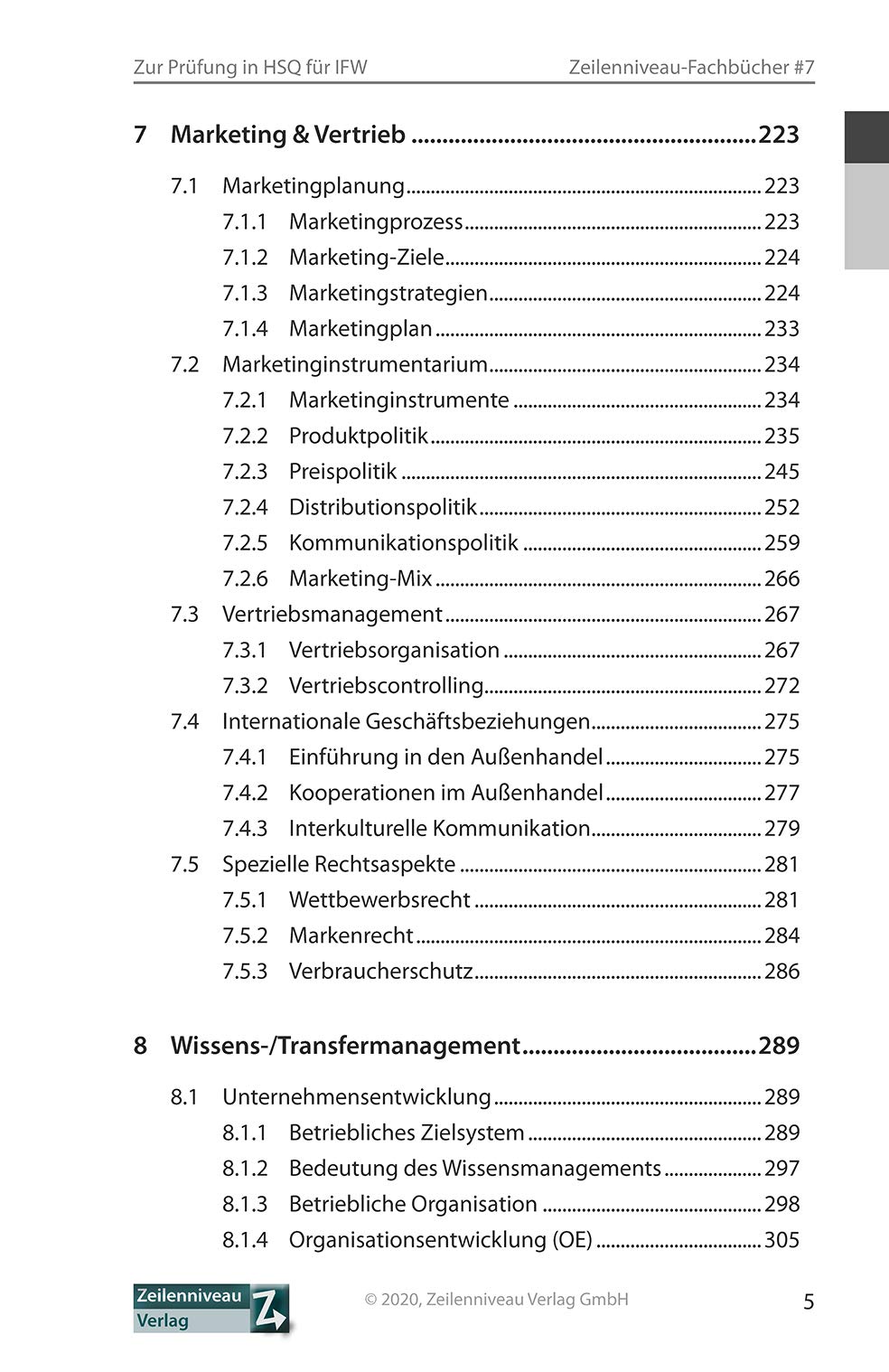 Zur Prüfung vorbereiten in Handlungsspezifische Qualifikationen für Industriefachwirte: Teil 1: Zusammenfassung des Stoffs. Teil 2: Prüfungssimulationen/-statistik. DIHK-Rahmenplan: Fächer Nr. 5 bis 9