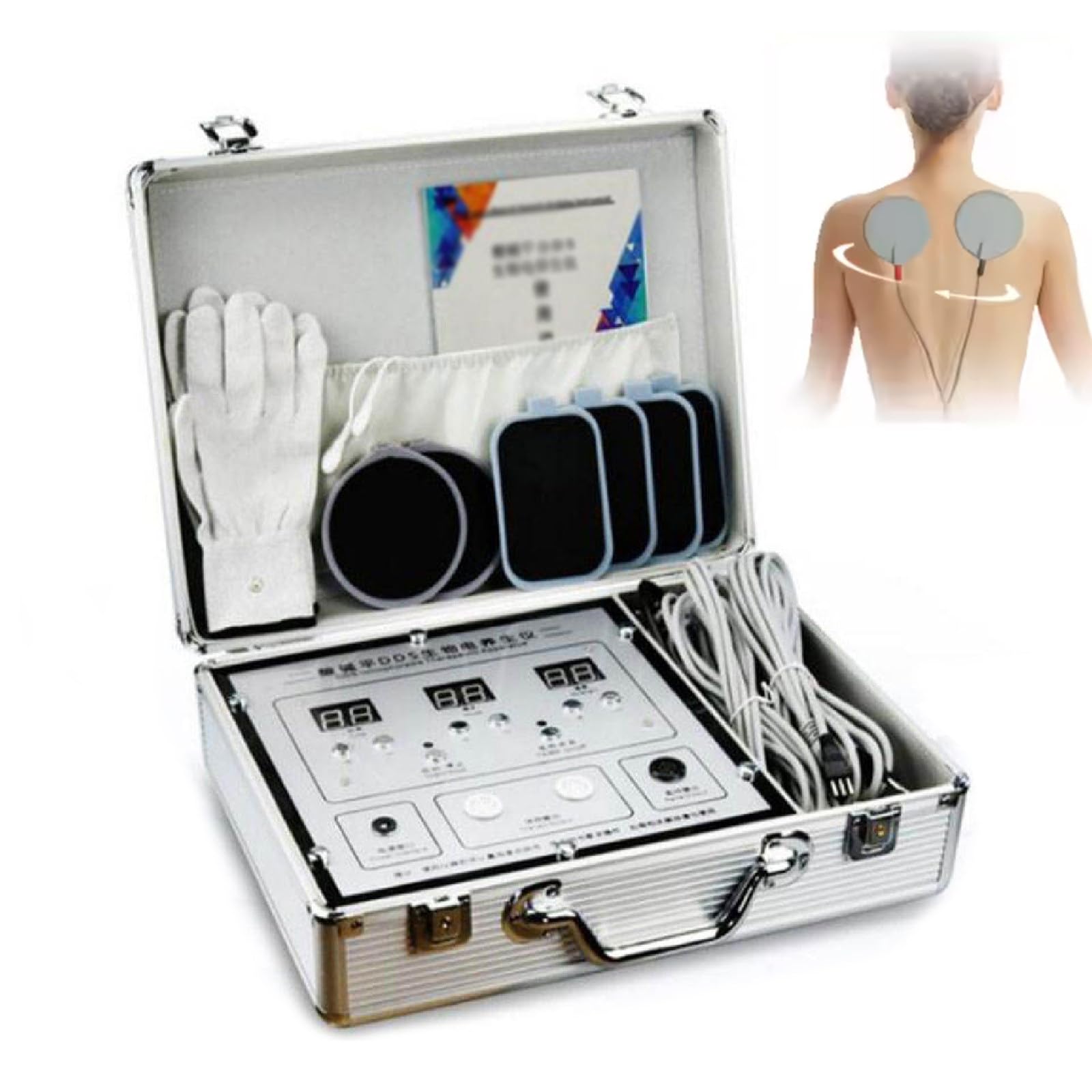 Elettroterapia Meridiana Multifunzione, Massaggiatore Piatto Acido E Alcalino Bioelettrico di DDS, Fisioterapia di Dragaggio del Meridiano di Regolamento