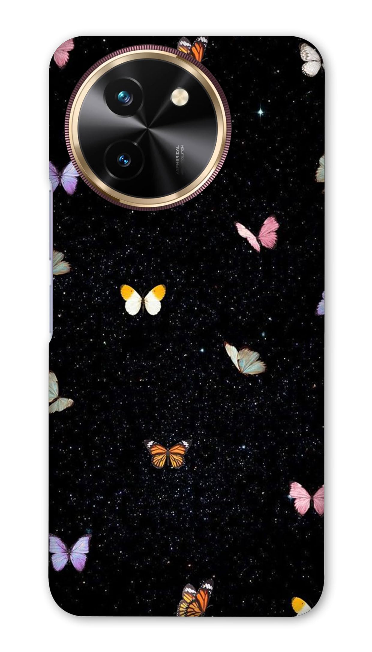 NDCOM for Vivo T3x 5G Back Cover | Premium Vivo Y58 5G Back Cover | Durable Vivo T3x 5G Cover for Vivo T3x and Vivo Y58 | Butterflys in The Sky Printed (B0DF37TNKN) Amazon Price History, Amazon Price Tracker
