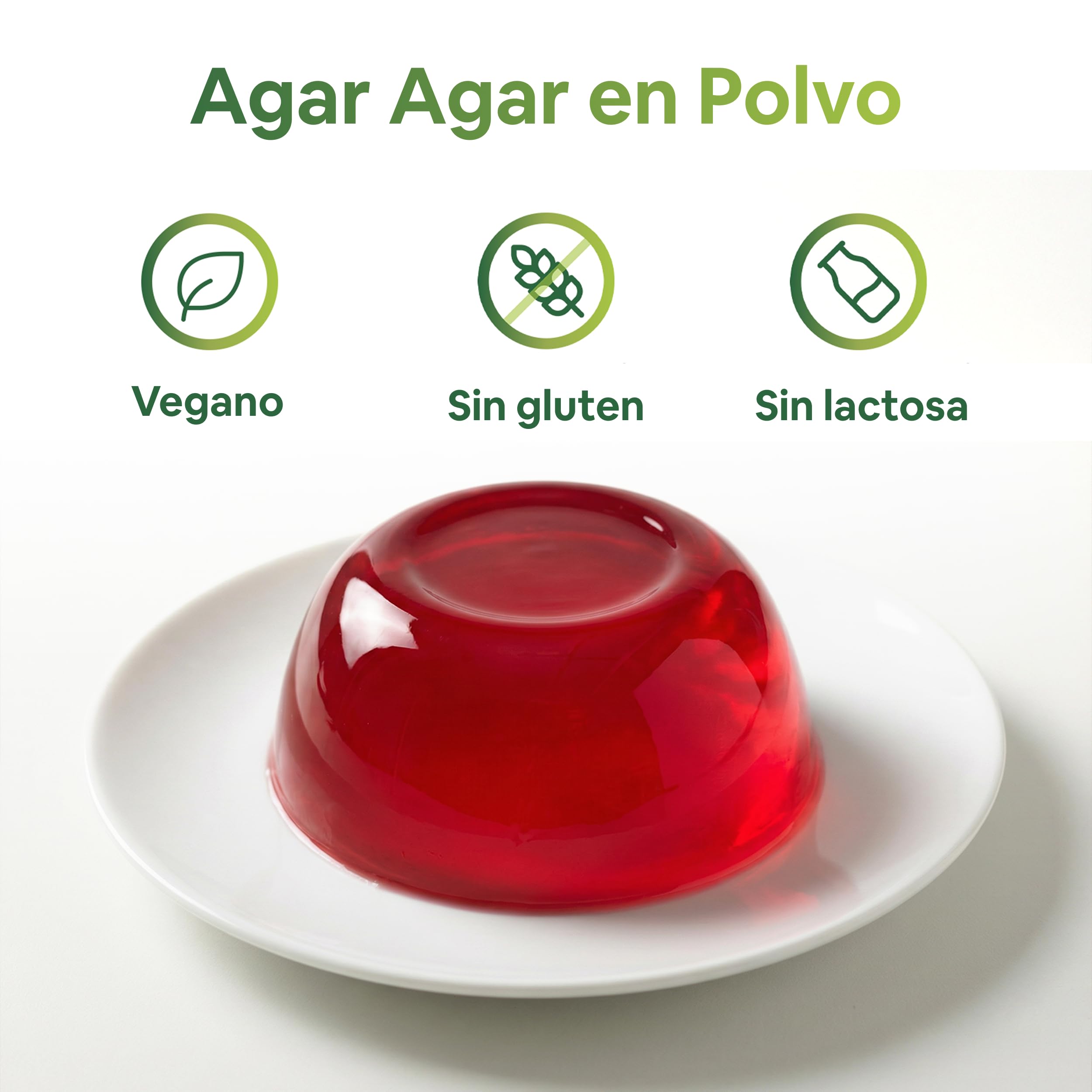 Food Bites Agar Agar en Polvo Alimentario 1Kg para Cocinar – Espesante Alimentario para Postres, Cocina Molecular y Mixología – Gelatina sin Sabor en Polvo Natural – eBook DE REGALO con 20 Recetas