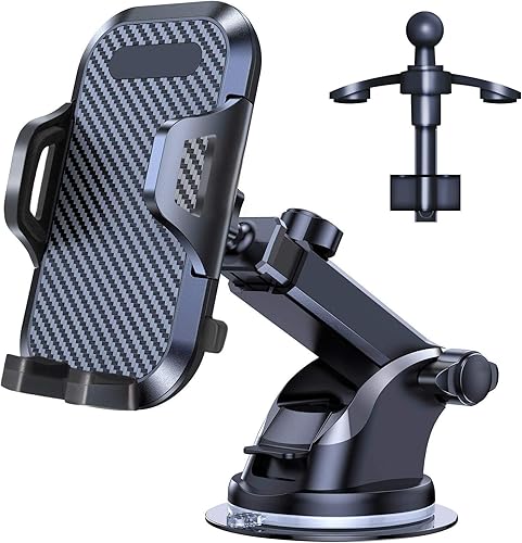 wipalor Soporte universal para teléfono de automóvil para parabrisas de salpicadero soporte mejorado para teléfono celular de ventilación para