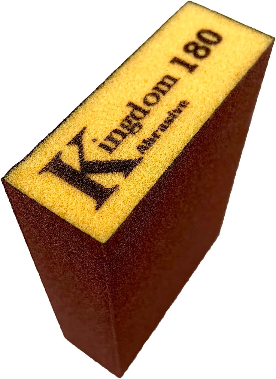 KA CAGHNC Sanding Sponge 220 Grit, 3-3/4 in x 2-5/8 in Professional (24 Pack)