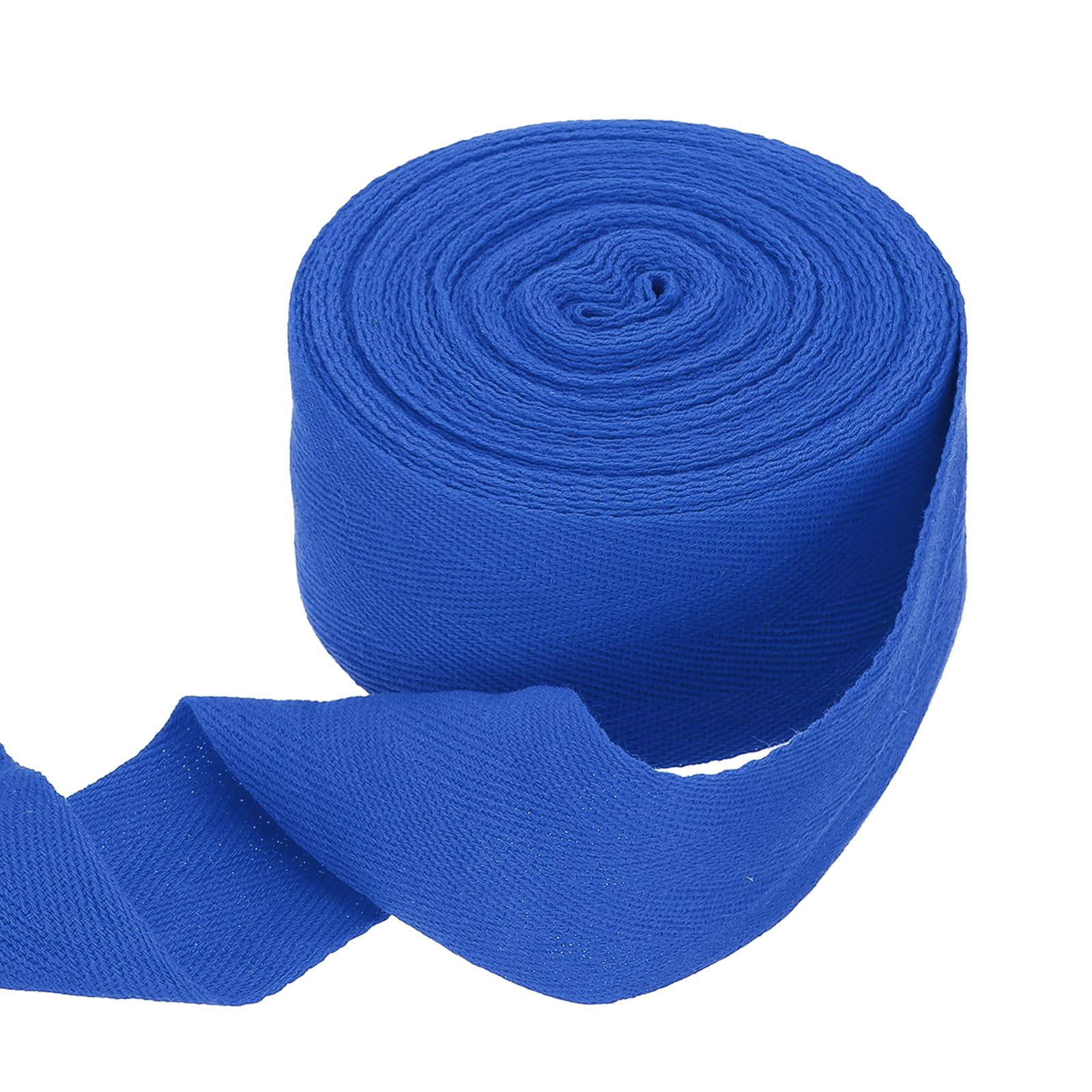 Ruban en coton à chevrons bleu pour emballage cadeau et loisirs créatifs