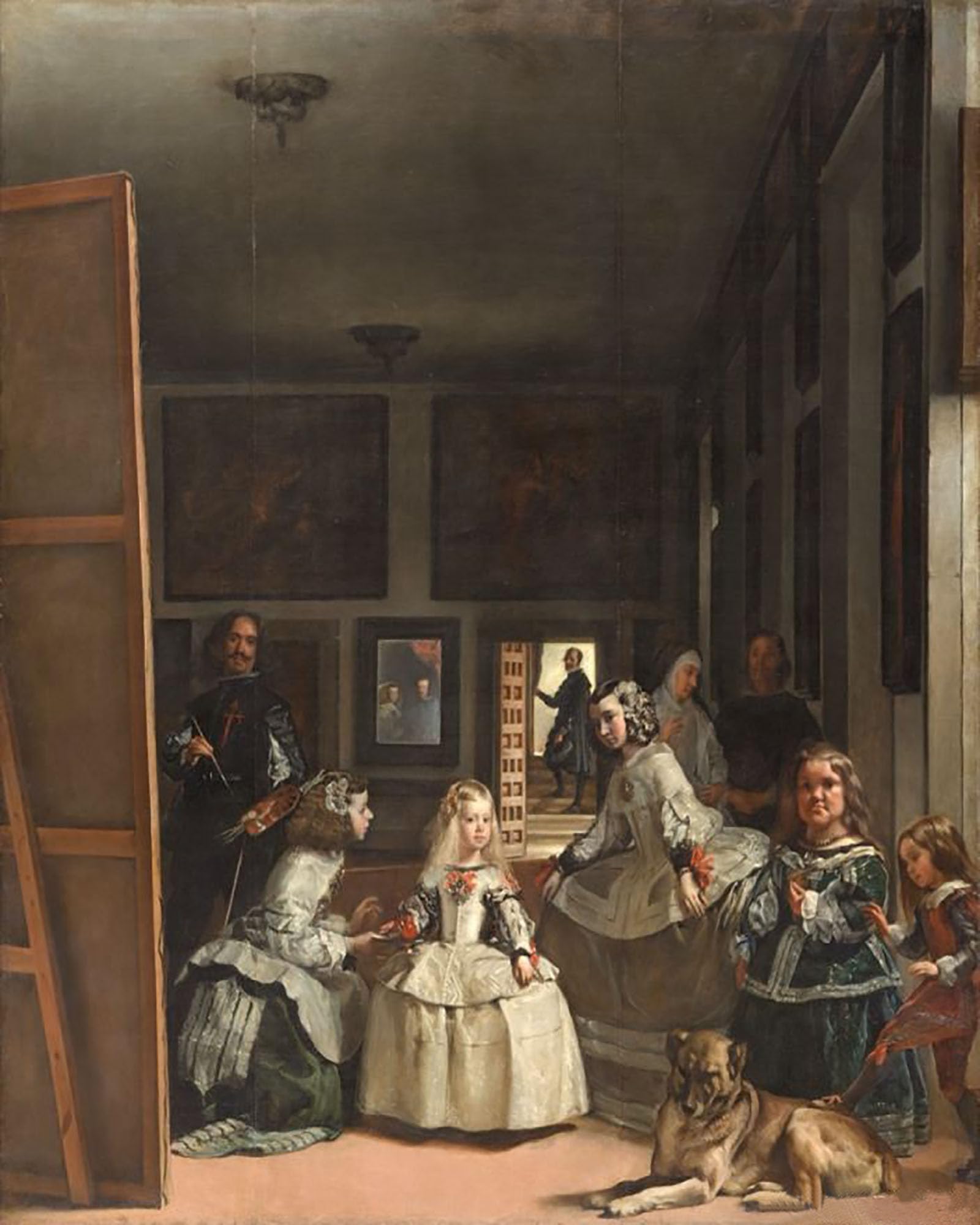ZHXXFD Pintura Por Numeros Adultos Niños Paisaje Cuadros Famosos Sin Marco 40X50CM Las Meninas (The Maids Of Honour) - Diego Velázquez,B25