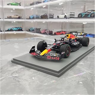 1:18 for Fórmula 1 Red Bull Racing RB18 Verstappen Escala vehículo Fundido presión Acabado Coche Ornamento Negro