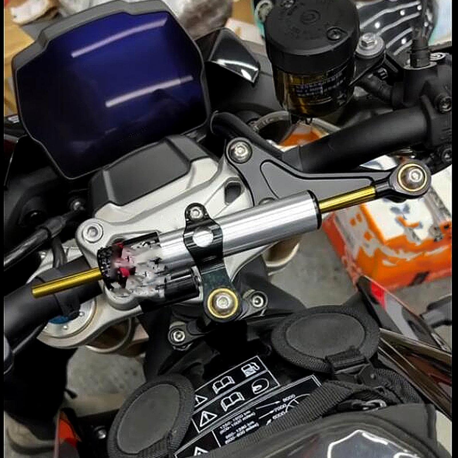 Motorcycle Steering Damper para Yamaha FZ1 FAZER 2006-15 Moto Dirección Estabilizador Amortiguador