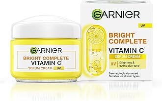 Skin Naturals Bright Complete Vitamin C Serum UV Cream, Vitamin C Day Cream for Sun Protection and Skin Brightening - Suitable For all Skin Types, 45g