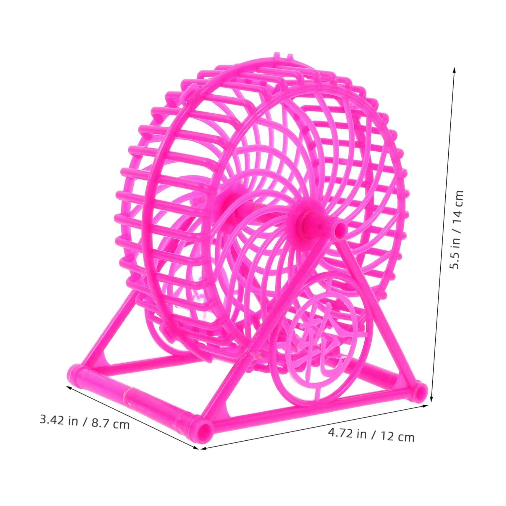 CIYODO -Jamming Foot Running Wheel Hamster Silent Wheel for 10 Gallon Glass Tank for Dwarf Hamsters Sturdy Stand Safety Feature