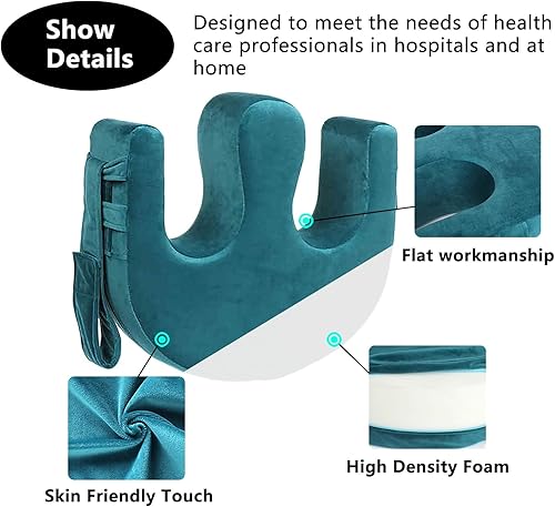 Miniatura 3 de ERRULAN Almohada giratoria para ancianos, dispositivo de giro desmontable para cuidadores, asistencia de enrollamiento, productos de enfermería