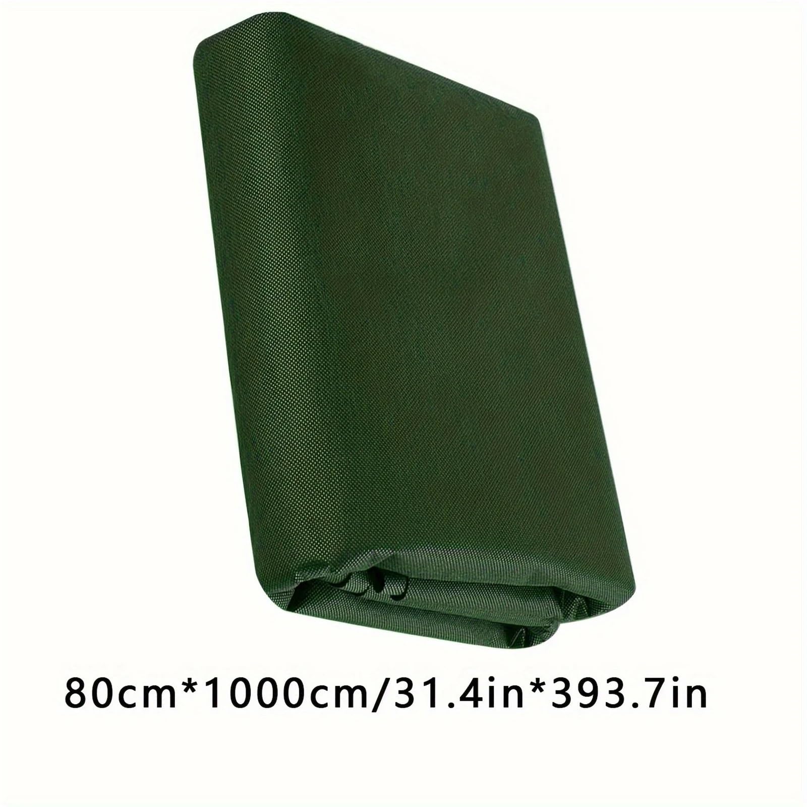 Malla Antihierbas Revestimiento de Suelo no Tejido Resistente, Barrera contra Malas Hierbas, Verde, Adecuado for Jardines, Patios, Granjas y huertos(0.8Mx10M)