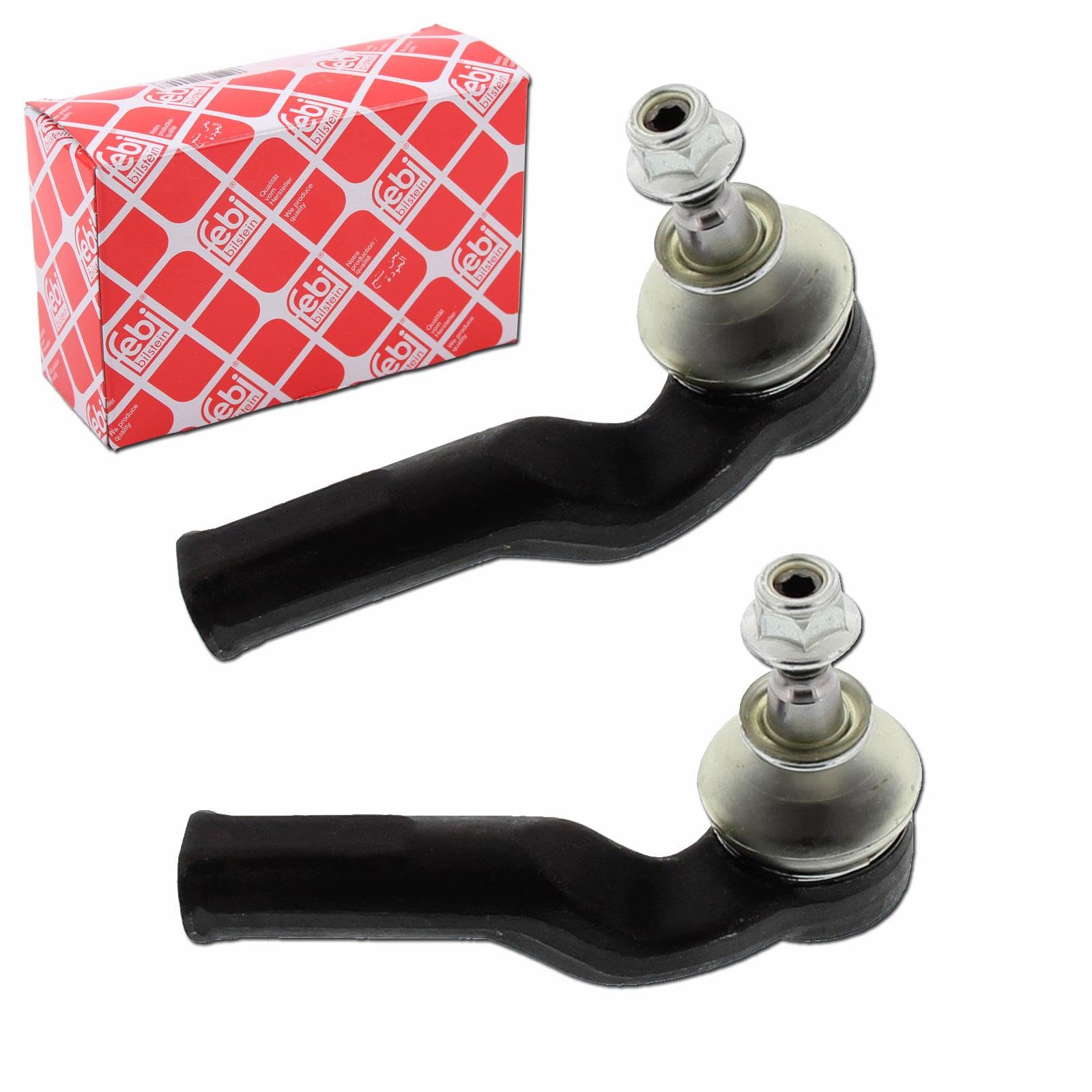 2x Febi Spurstangenkopf | 40881+40882 passend für Focus 3 C-Max Kuga Tourneo Transit Conn
