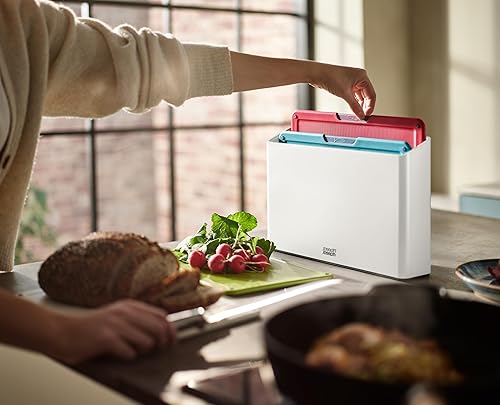 Miniatura 4 de Joseph Joseph Folio Icon - Juego de tablas de cortar con cuchillo de chef (4 piezas)