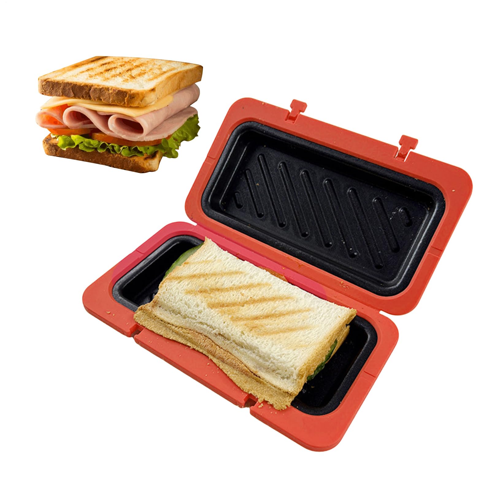 Machine à croque-monsieur et gaufrier micro-ondes pour sandwichs