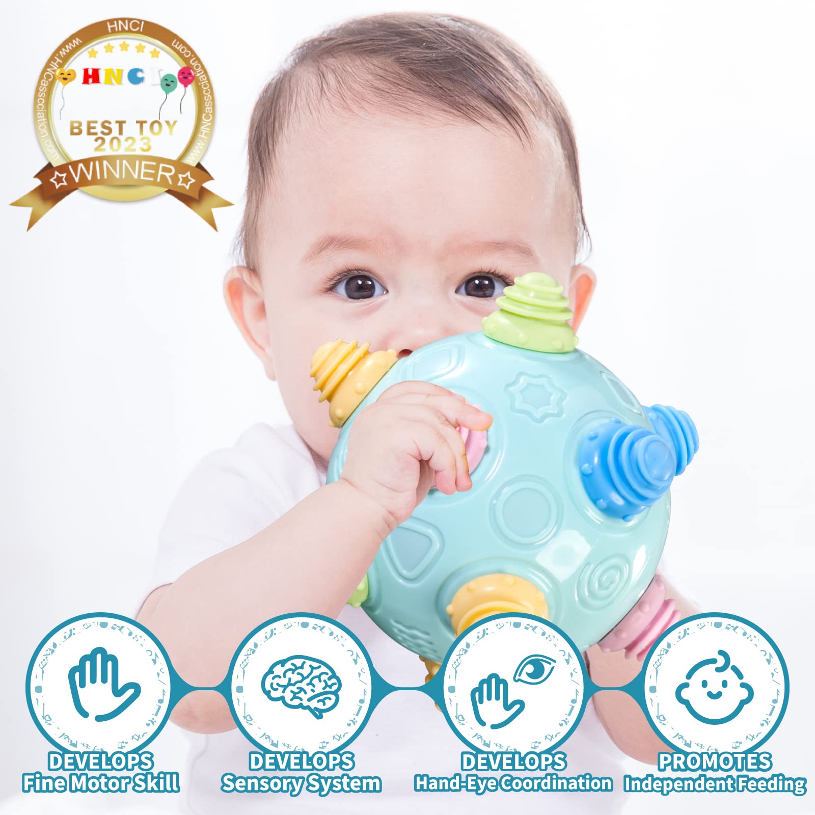 Baby ToyBumble Ball For Babies,Toddlers Toy Ball Dancing Bumpy & Interactive