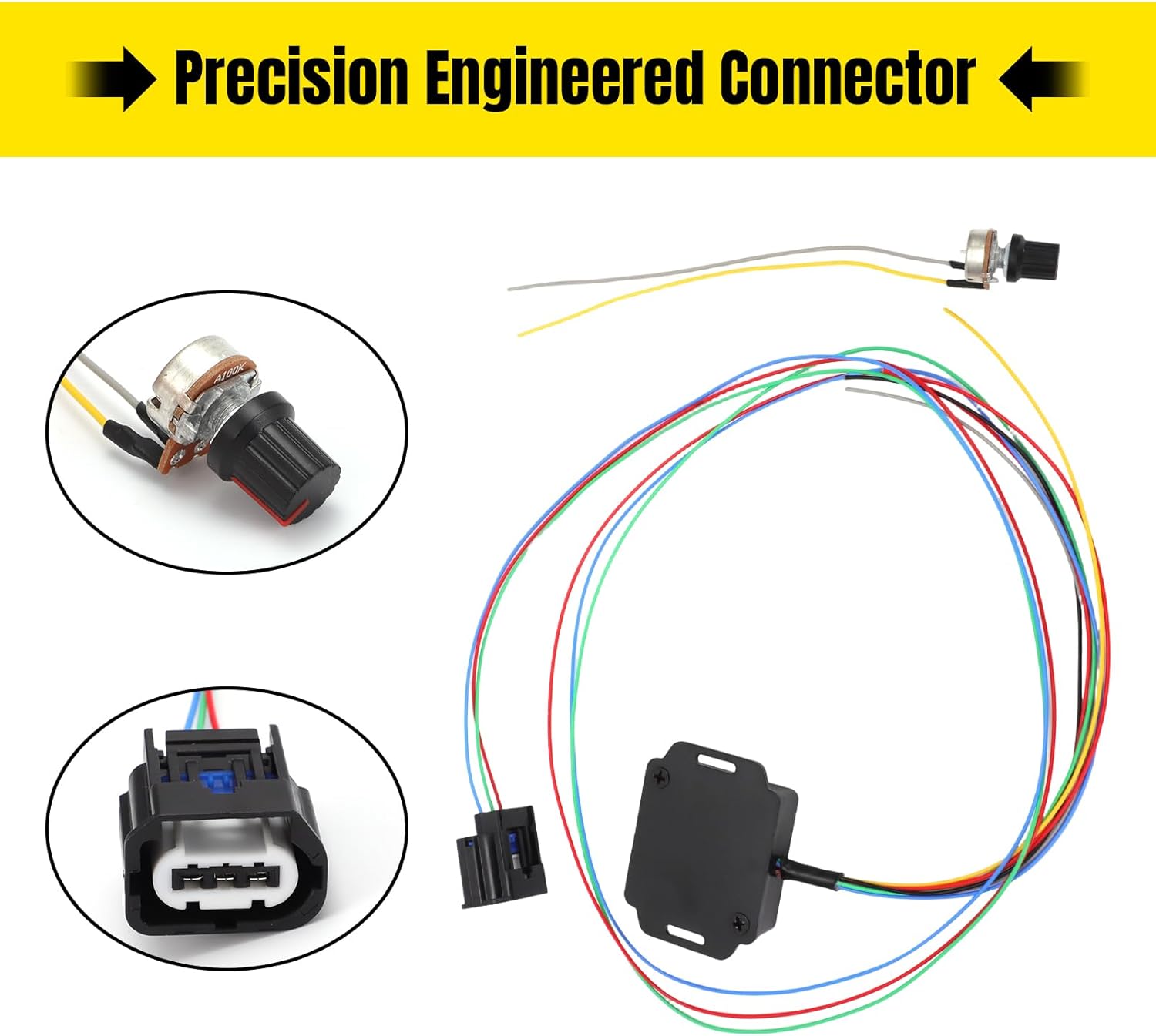 Electric Power Steering controller Kit for Volvo C30 S40 V50 C70 2005-2013, S60 V60 V70 XC60 XC70 S80 2010-2015 | Replacement for BLA093 | Adjustable Hydraulic Steering Controller