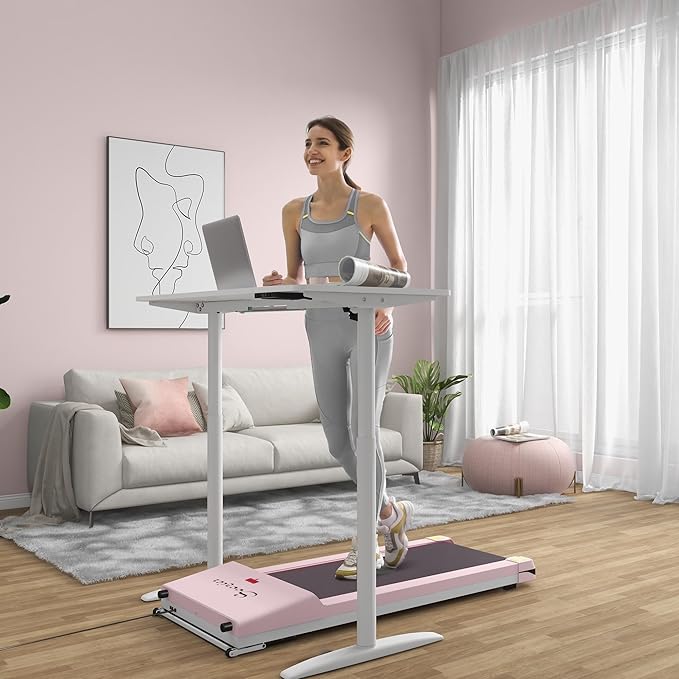 Caminadora Portátil para Escritorio 4 MPH, con Ruedas y Control Remoto miniatura 8