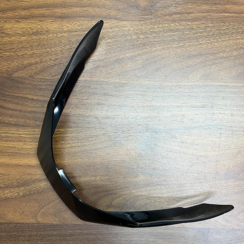 KTTUO Motocicletta Helmet Spoiler Case Visor Strips per HJC RPHA 12 - Plastica Rinforzata con Fibre (FRP) - Nero - Autoadesivo