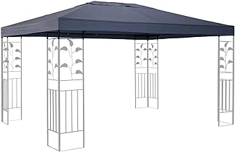 Quick-Star Replacement Canopy for Gazebo 3 x 4 m Grey