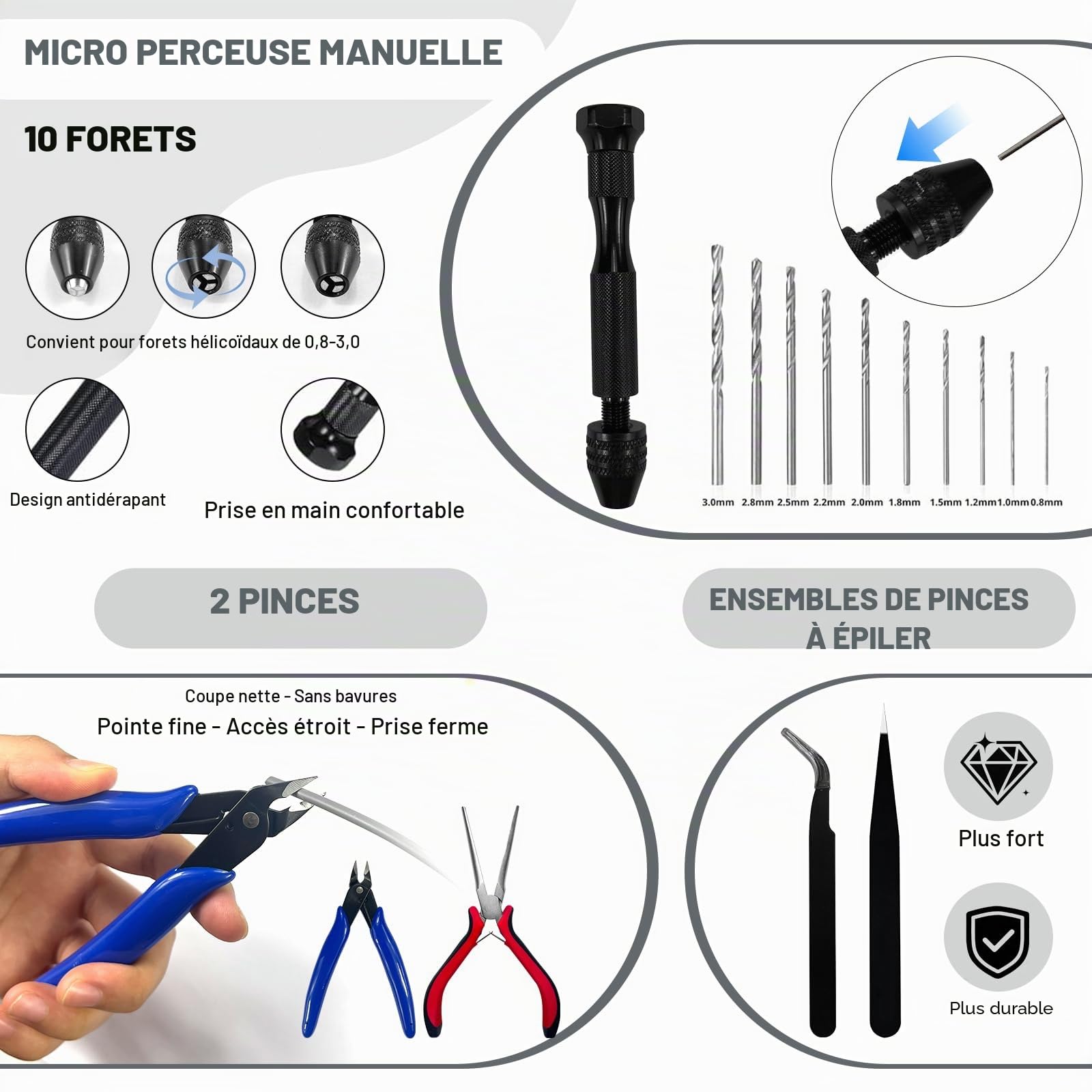 Kit d'outils pour imprimante 3D avec Aiguilles de Nettoyage, 70PCS Accessoires pour Imprimante 3D avec Kit Outils d'enlèvement, Couteau de réparation, Accessoires d'imprimante 3D