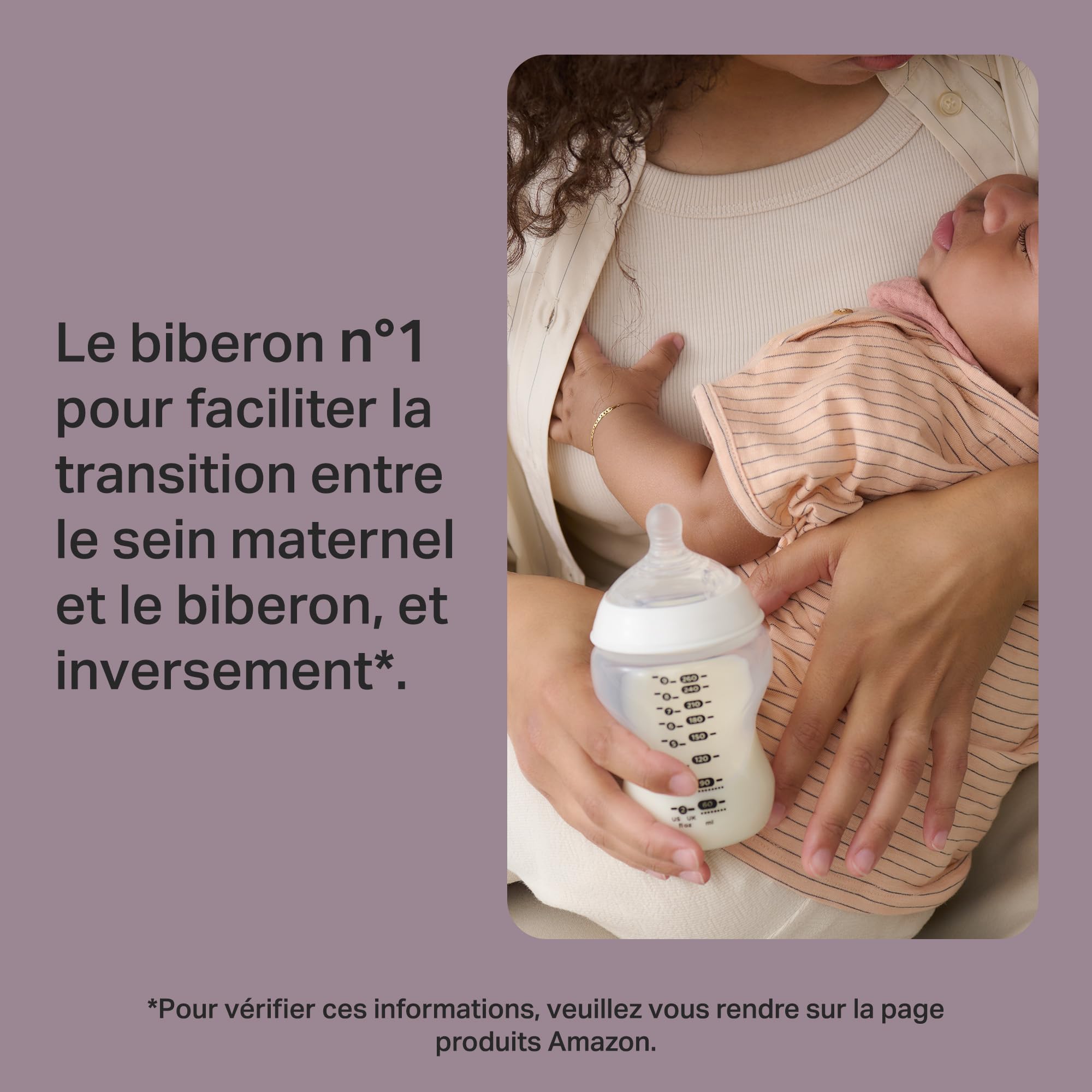 Tommee Tippee Biberons, Biberon Anti-colique Natural Start, étang, 260ml, lot de 6 avec tétine imitant la forme du sein pour une prise en bouche naturelle
