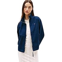 Tommy Jeans Donna Giacca da Mezza Stagione Zip Cotton con Zip
