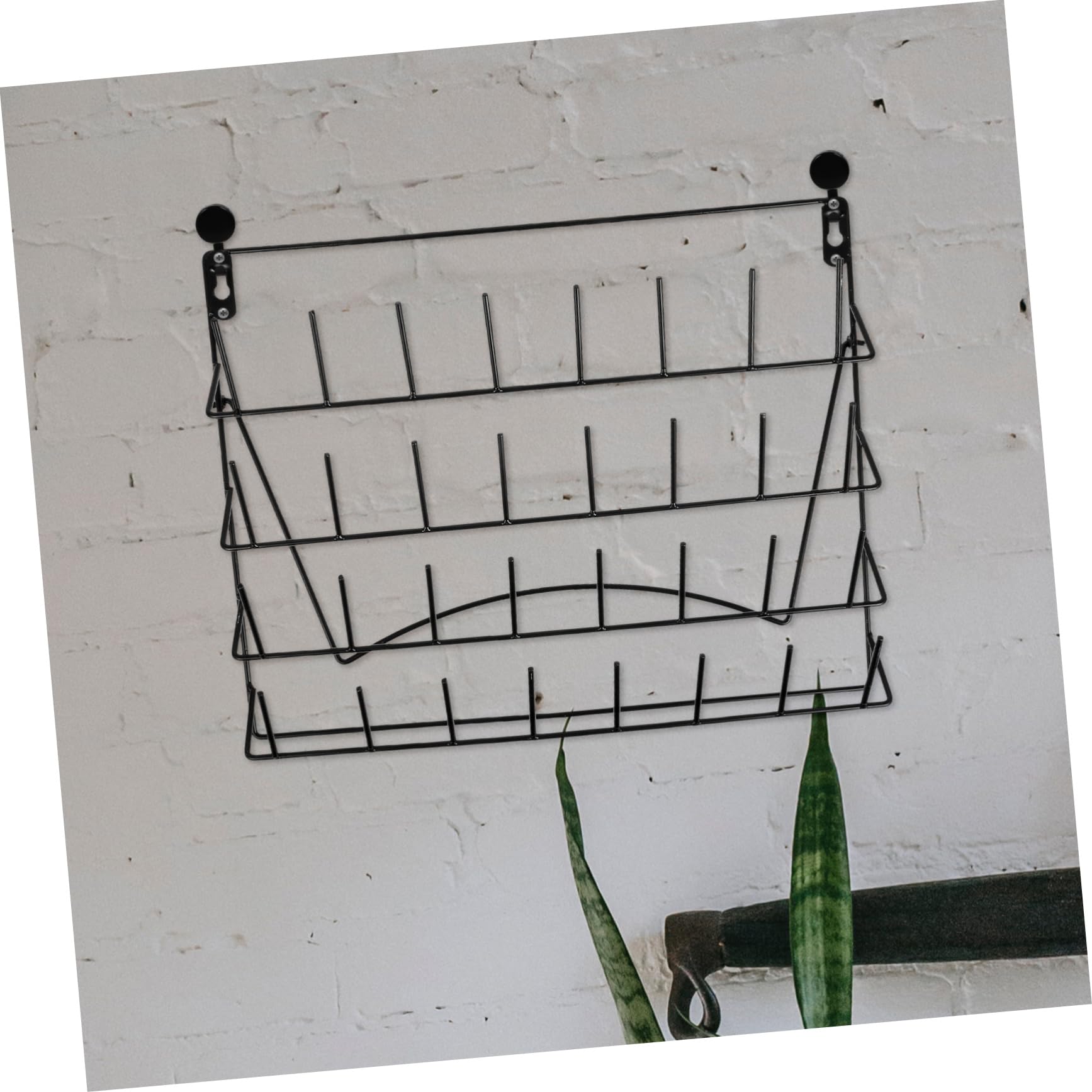 Mobestech Étagère Murale de Laboratoire en Fer, Séchoir pour Verrerie Grosse Capacité, Usage Multifonctionnel, pour Murs et Marchés
