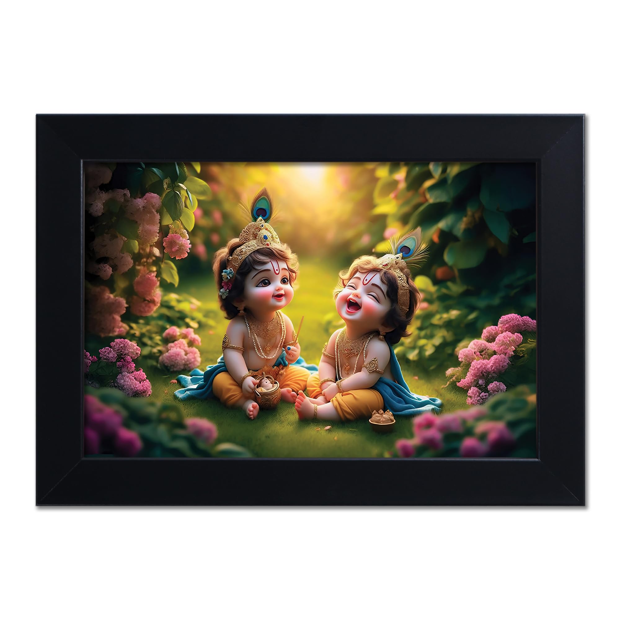 Baby Krishna Photo Frame - Kanha Ji Gift -16