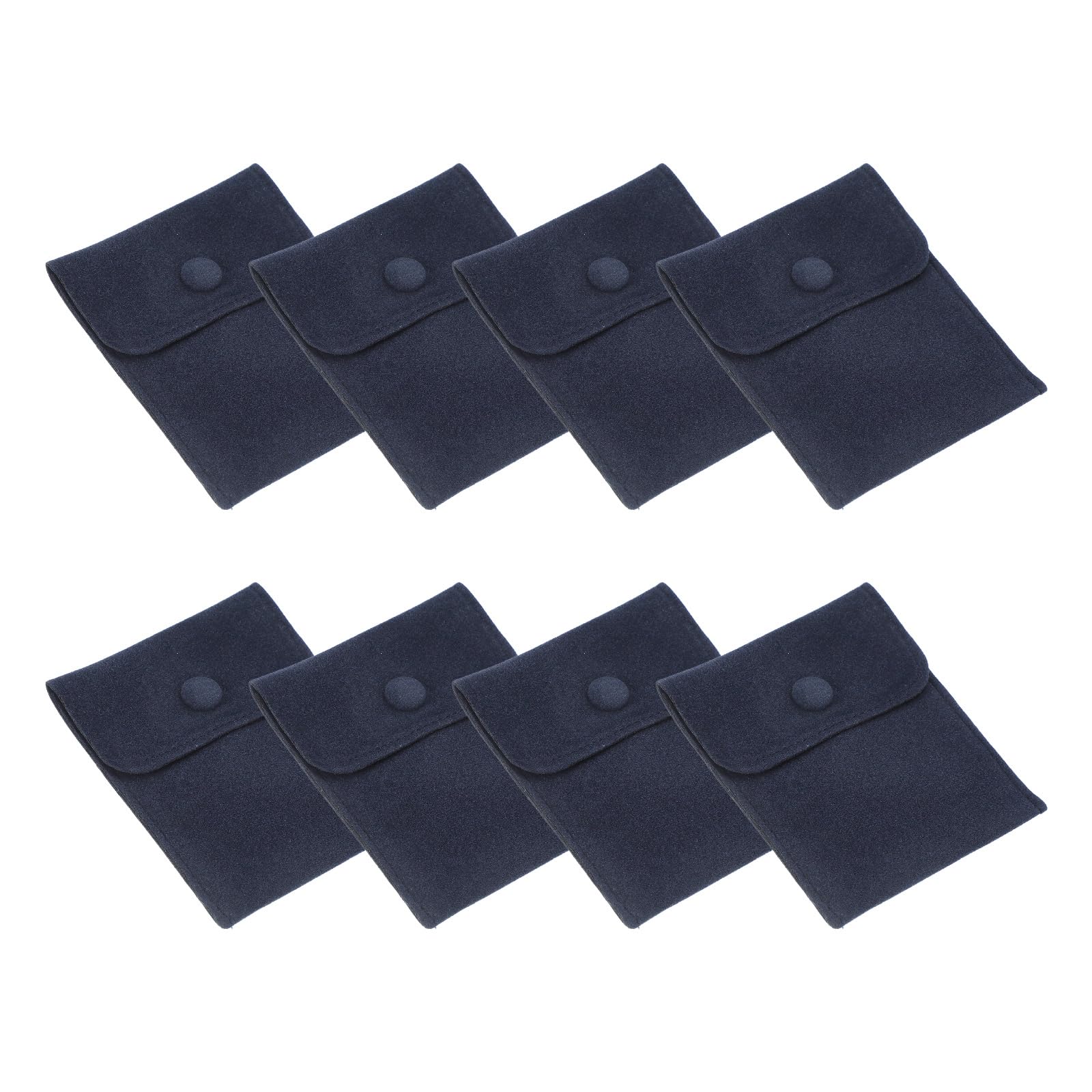 Bolsas de terciopelo portatiles para organizar collares y pendientes en la maleta