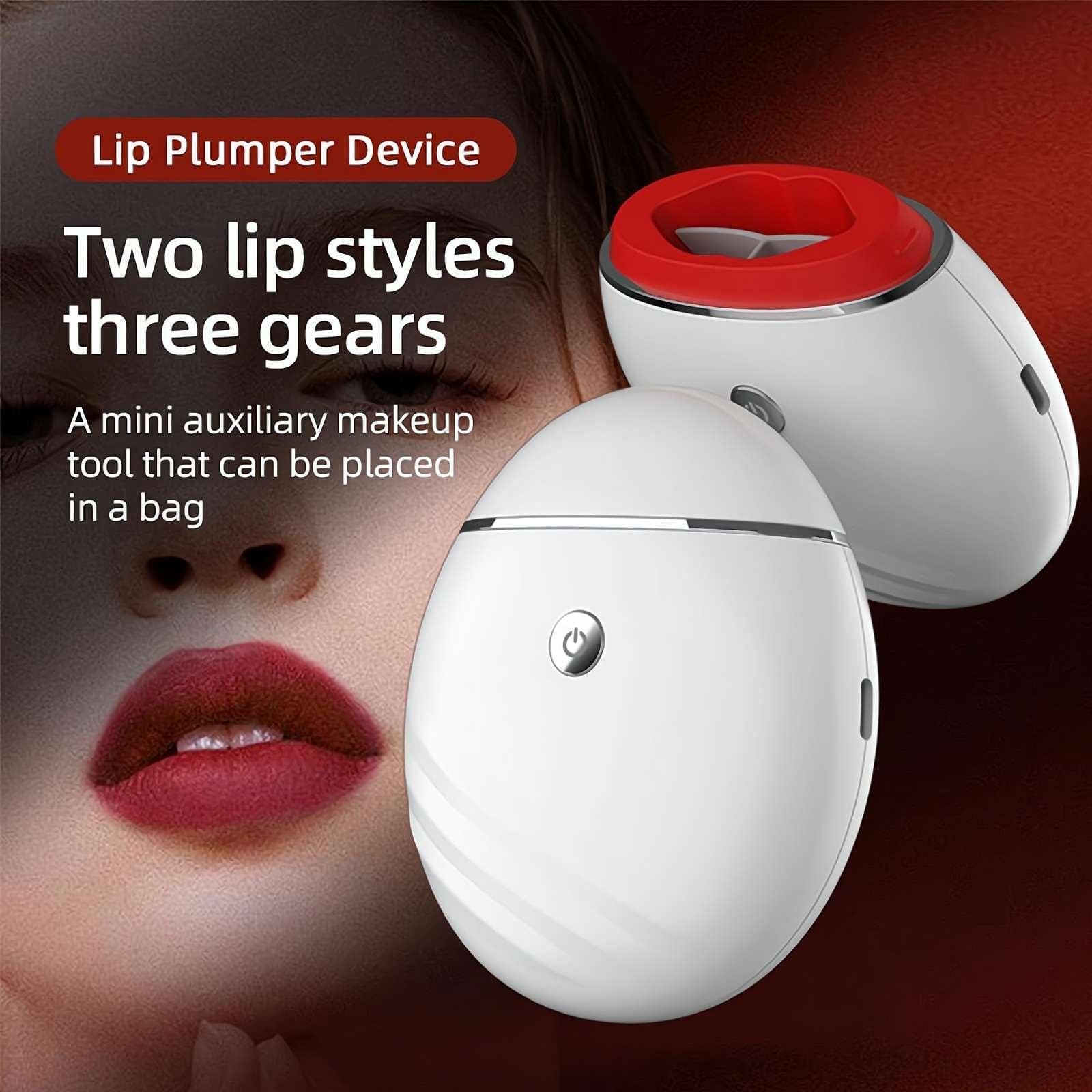 Wmool Elettrico Lip Plumper Portatile Lip Beauty Device Plumping Ricaricabile Paffuto Labbra Labbra Sexy M0s6 Belle Labbra Idratante