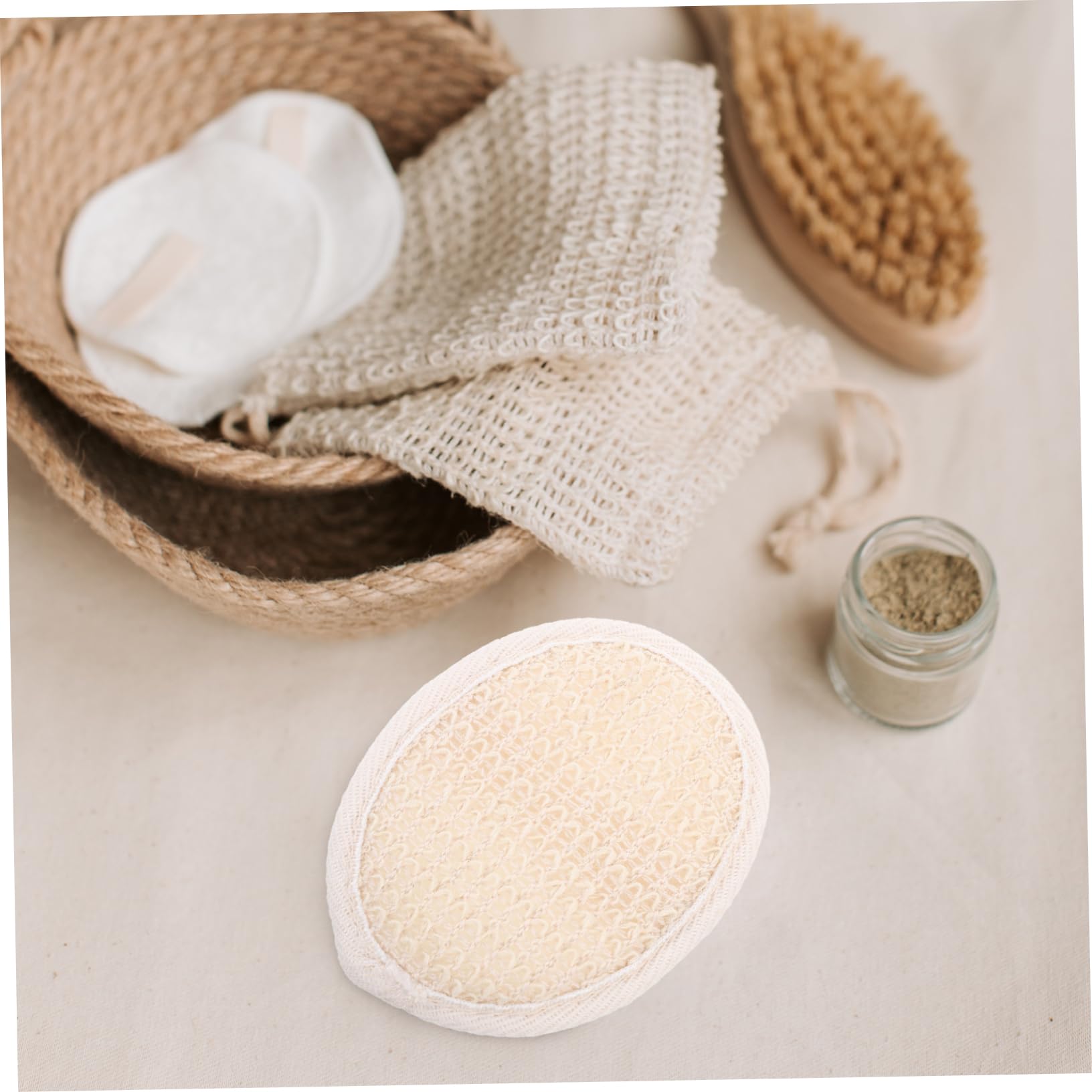 Healeved 30pezzi Spugne Esfolianti Riutilizzabile Luffa Per Doccia Accessori Per Per e