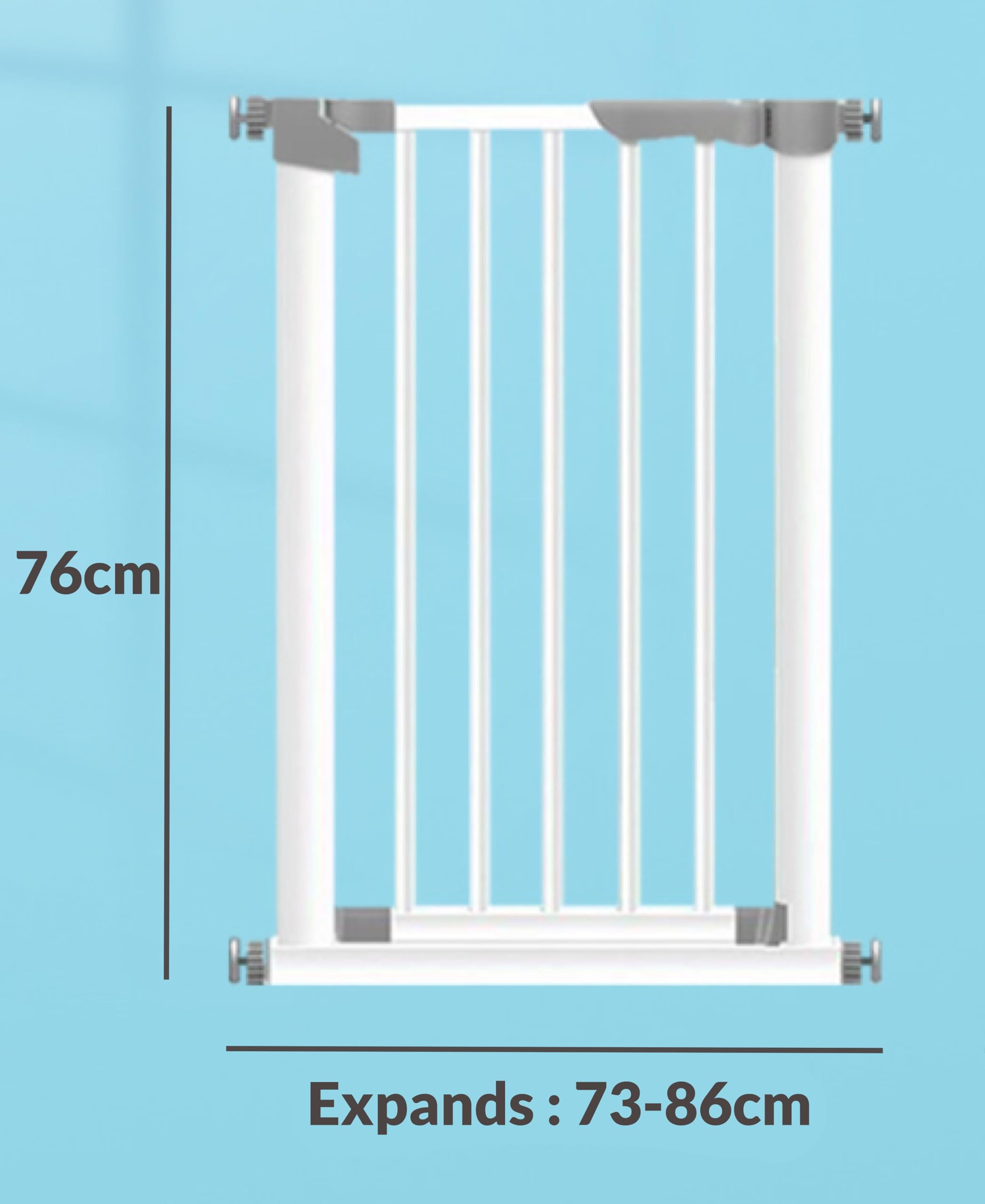 Smart Saver Safety Gate for Dogs, Pets, Kids, Infants 1