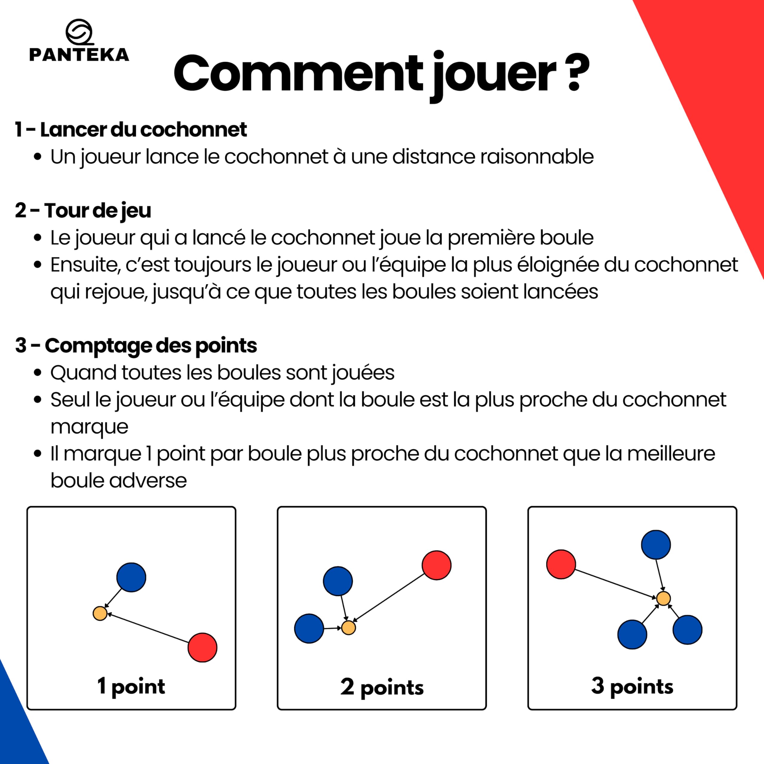 Pétanque de Salon - Jeu de 9 Boules et Cochonnet - Jusqu'à 9 Joueurs - Intérieur et Tout Terrain