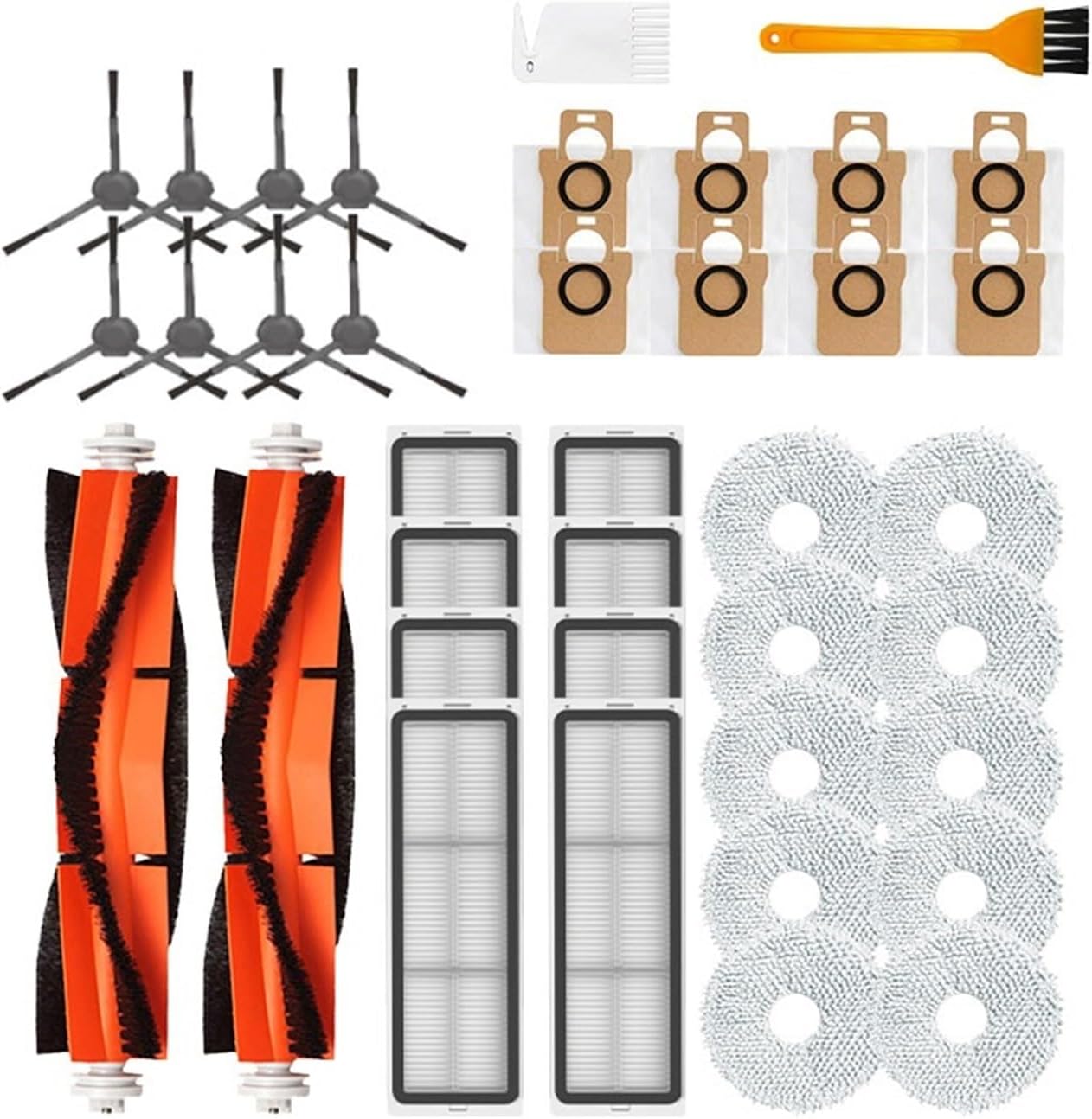 Vacuum Cleaner Parts Hepa Filter Accessories. Compatible with Mi Home Omni B101CN All-in-One / L10s Ultra / S10 / S10 Pro (Color : Set-5)