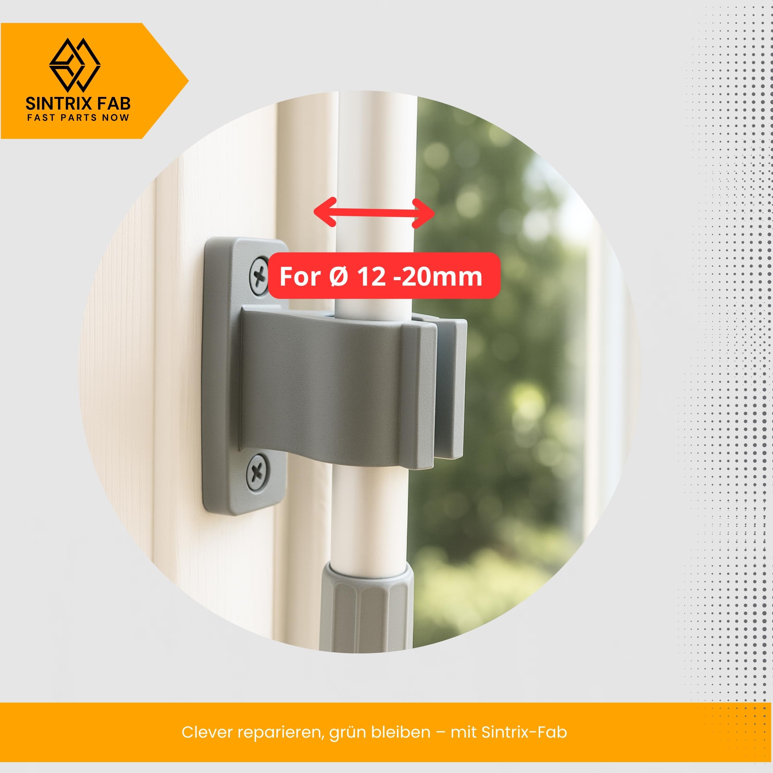 Supporto a manovella elastico infrangibile per tende da sole Thule Fiamma Omnistor camper caravan