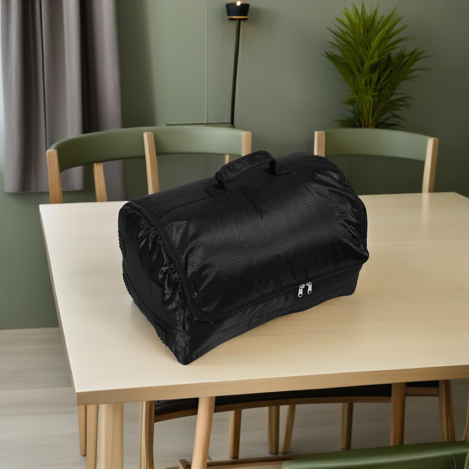 Custodia per Altoparlanti Ex, Borsa Portatile Leggera con Doppie Cinghie Imbottite, Zaino Protettivo Resistente per Uso Outdoor e Trasporto Audio Compatto