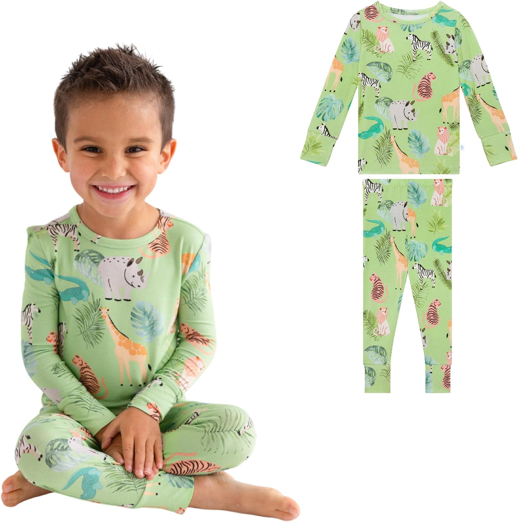 Posh Peanut baby-girls Longsleeve Pajama Set Soft
