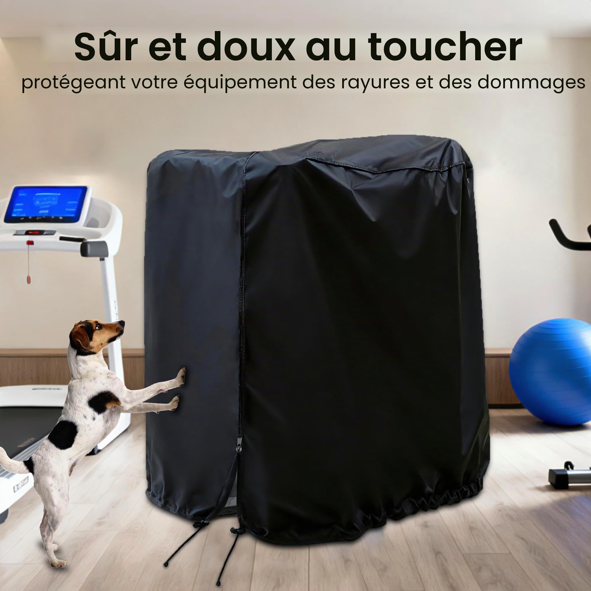 MaWGcowerd Treadmill Cover, Folding Treadmill Cover, Dustproof and Waterproof Cover, Oxford Cloth Waterproof Sunscreen Cover