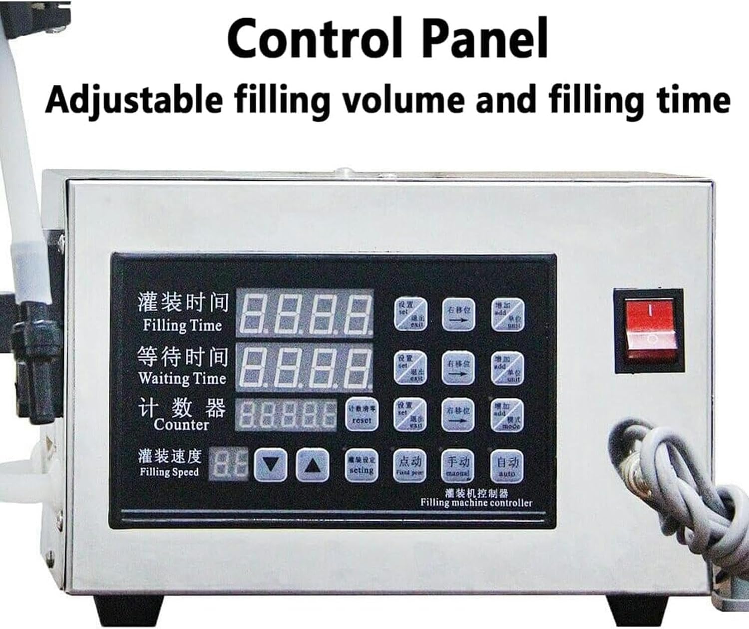 Viscous Liquid Quantitative Filling Machine Liquid Filling Machine Automatic Bottle Filling Liquid Filling Machine, 5-3500ml Quantitative Liq Dispenser~/