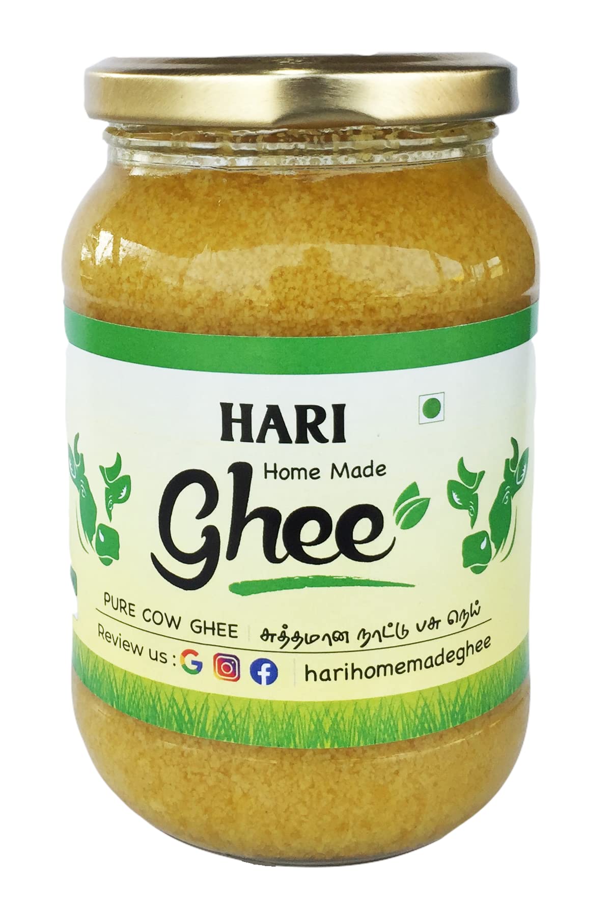 Hari Ghee | 500 ml | A2 Ghee | Pure Desi Cow Ghee | Home Made Ghee | Glass Jar (B09NMBL278) Amazon Price History, Amazon Price Tracker