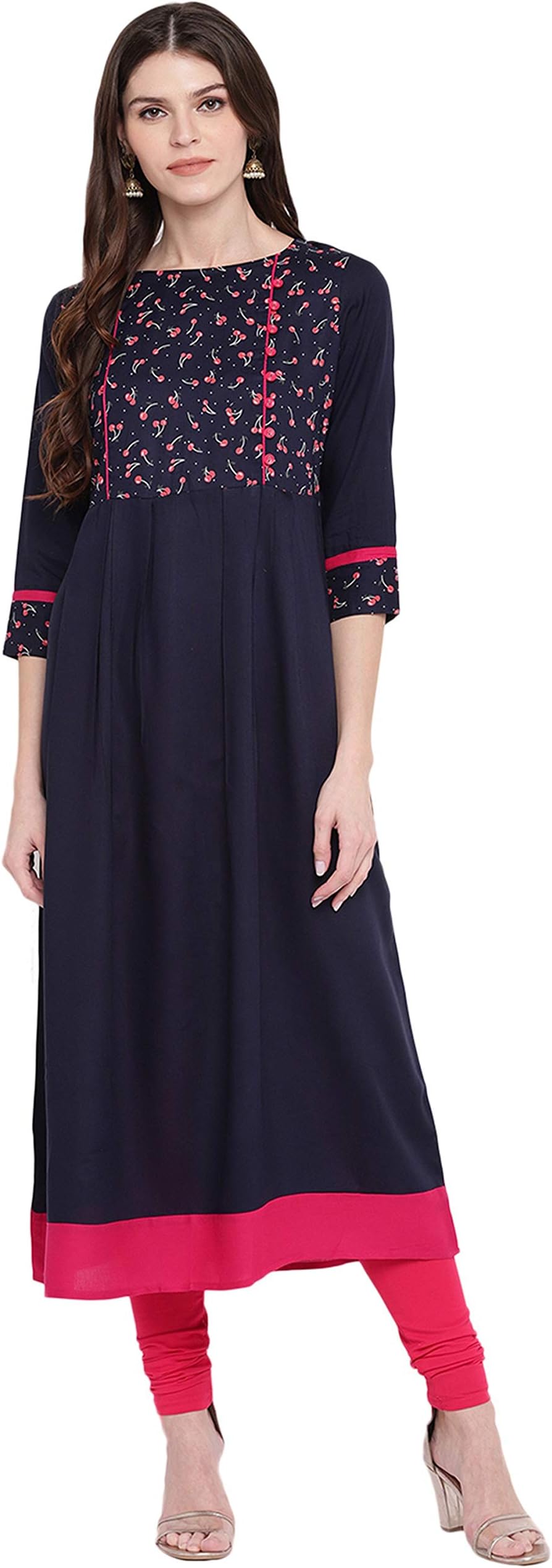 Women's Rayon Regular Kurta