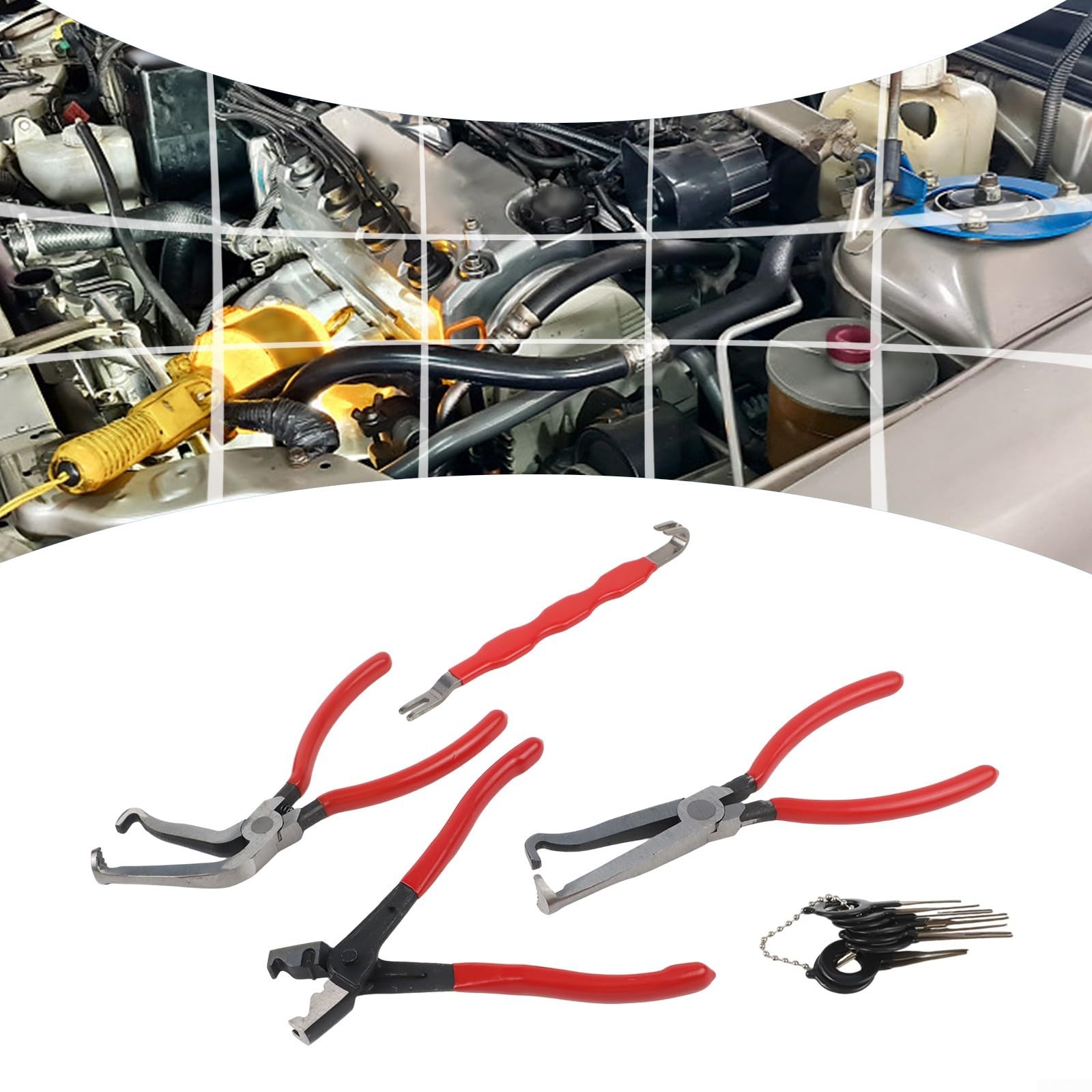 Kit de herramientas separador de conectores eléctricos con puntas de doble extremo para sensores de flujo de aire masivo, bobinas de encendido y reparaciones de automóviles