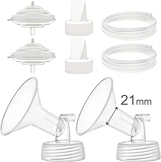 Maymom Pump Parts Compatible with Spectra S2 Spectra S1 Spectra 9 Plus Breastpump, Flange (21mm) Valve Tubing Backflow Protector, Not Original Spectra Pump Parts Not Original Spectra S2 Accessories - coolthings.us